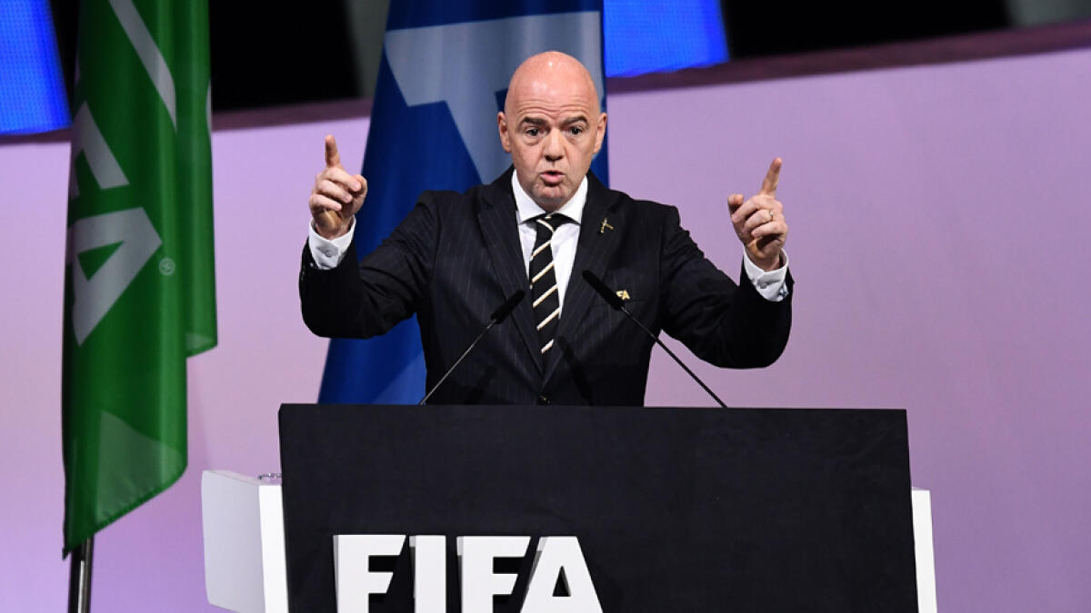 Infantino will also suggest to the bureau of Fifa's ruling council to make a donation of $10 million to the World Health Organisation's (WHO) COVID-19 Solidarity Response Fund. - AFP