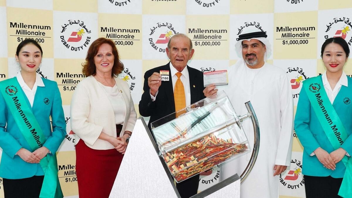 DDF Millennium Millionaire Draw for Series 274 was conducted by Dubai Duty Free senior officials.- Supplied photo