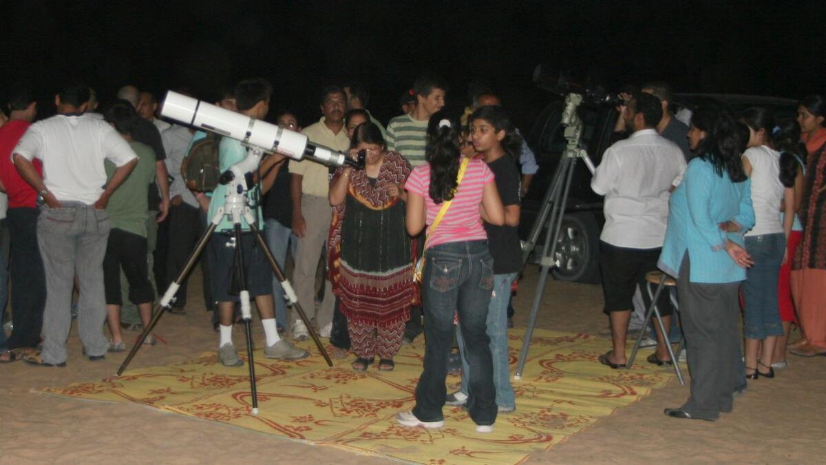 A Dubai Astronomy Group stargazing event in 2009