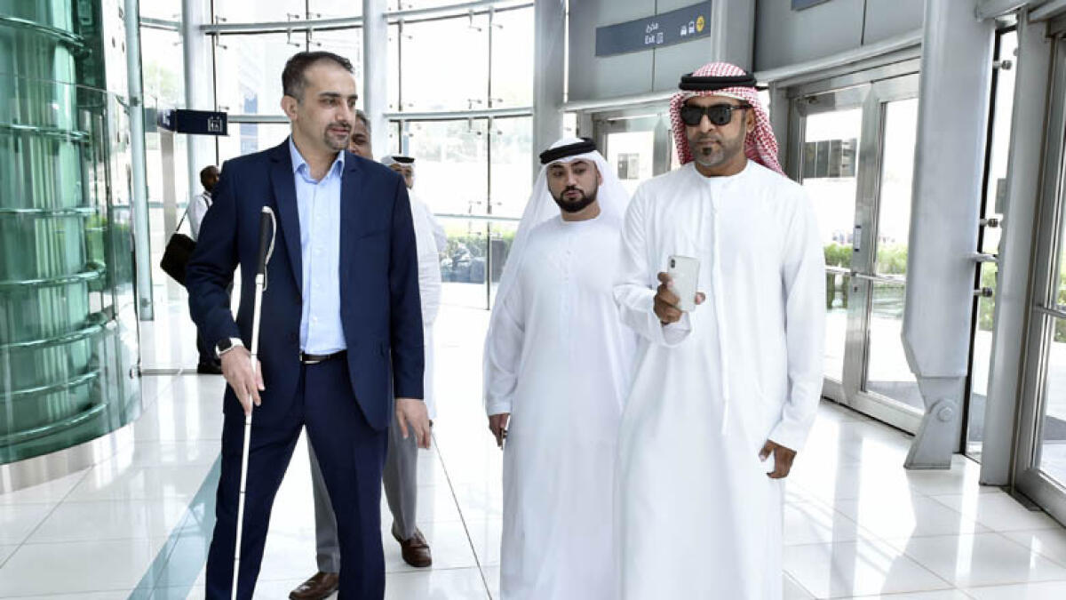 Smart technology to assist blind at Dubai metro stations launched on pilot basis