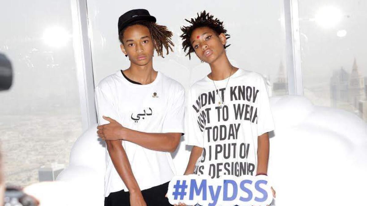 Hollywood star Will Smiths kids in Dubai for Summer Surprises gig