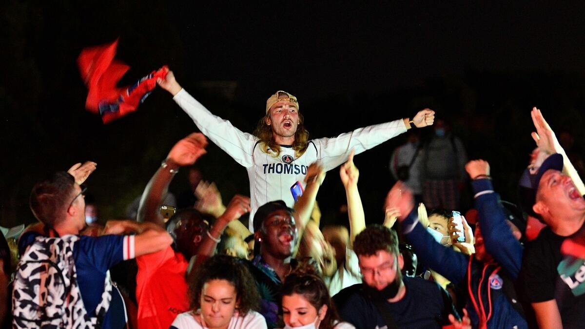 French police arrested 36 people including three minors after clashes, notably on the Champs-Elysees, following PSG's semifinal victory on Tuesday
