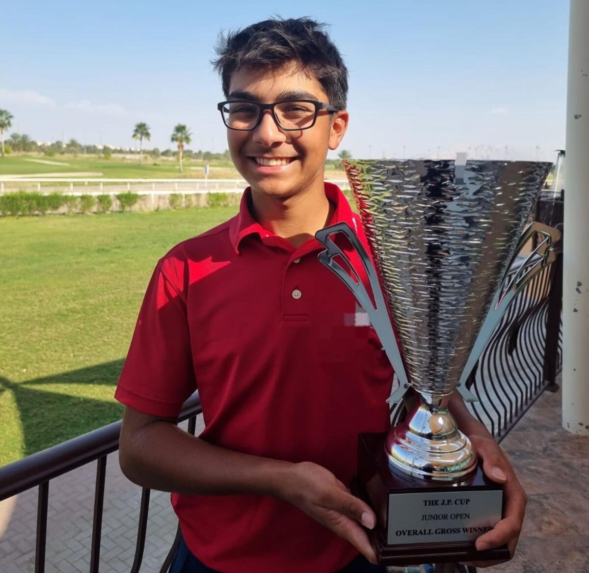 Rayan Ahmed has been busy collecting trophies and breaking course records. - Instagram