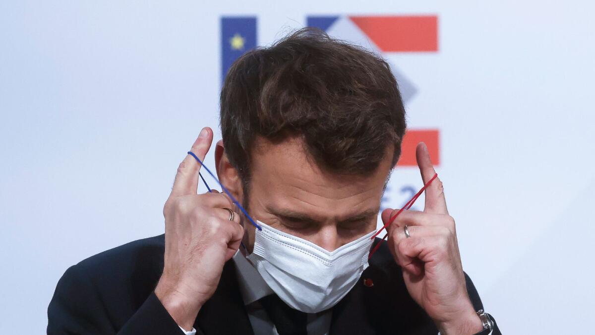 French President Emmanuel Macron. — AFP
