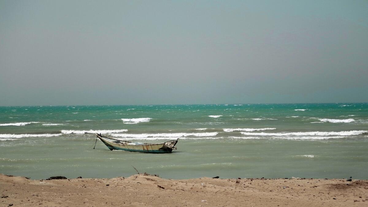 Small boat anchored near the Red Sea port of Hodeida, Yemen.- AP file photo