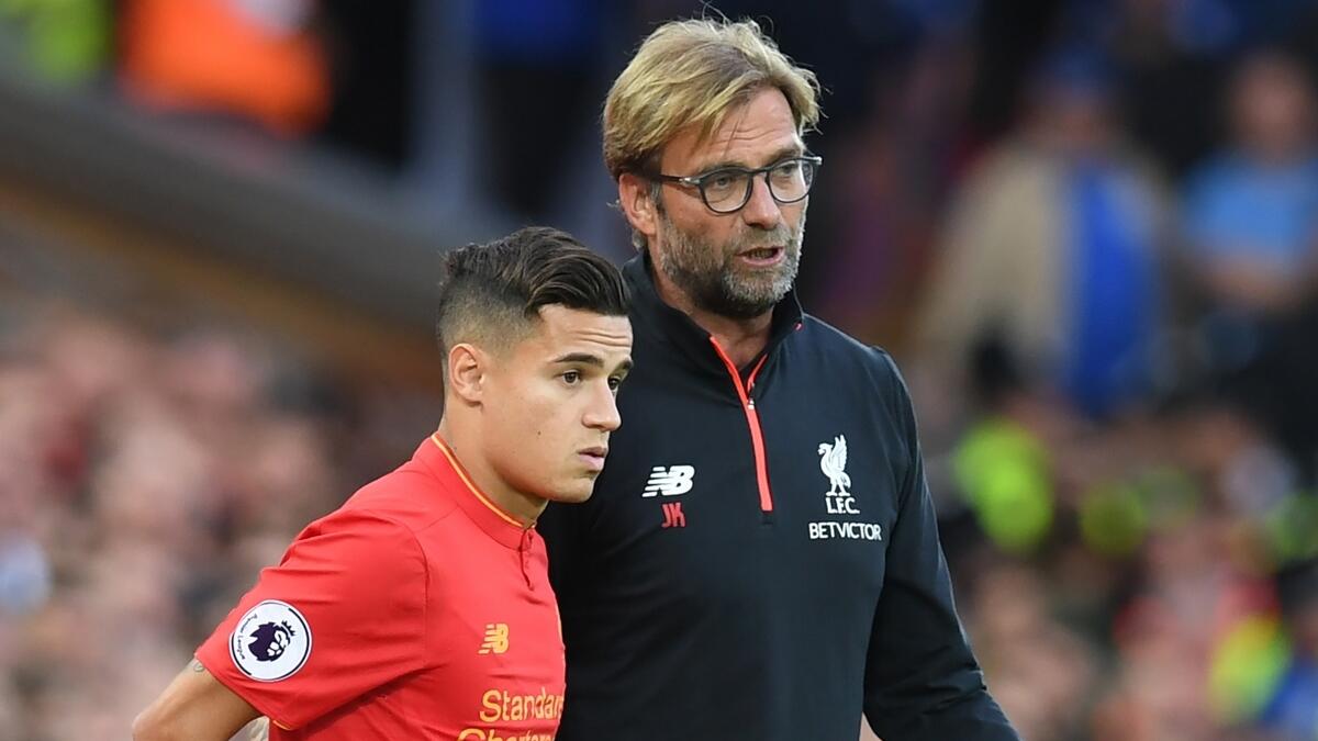 No problem between me and Coutinho, says Liverpool boss Klopp