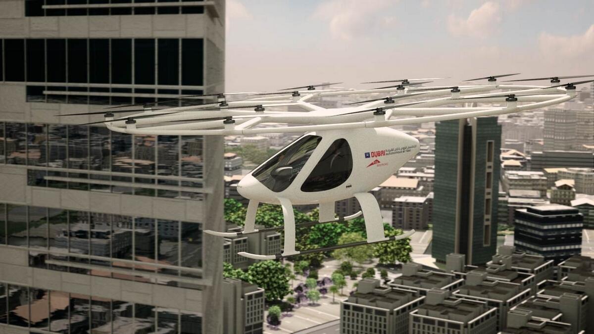 Dubais flying taxi to soar by year-end
