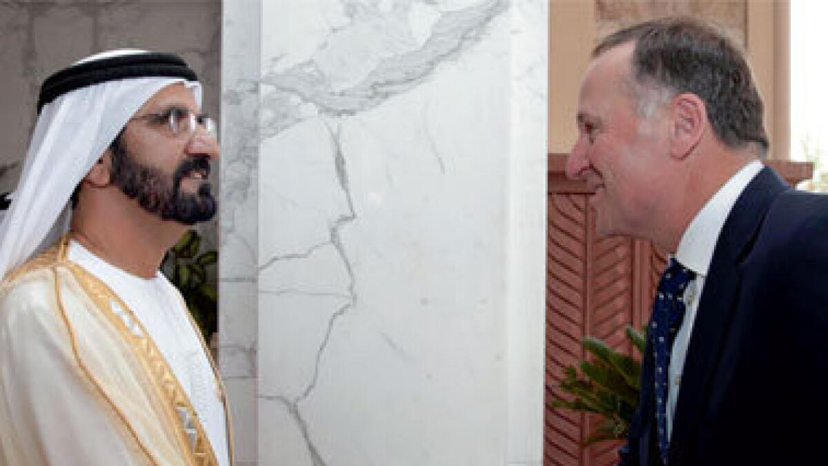 Mohammed, New Zealand PM discuss joint dossiers