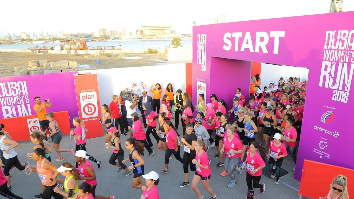 Over 4,000 run in Dubai to demonstrate women power