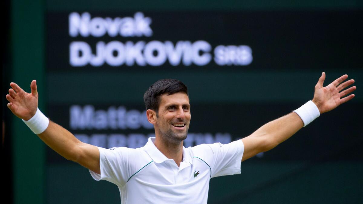 World No.1 Novak Djokovic. — Reuters
