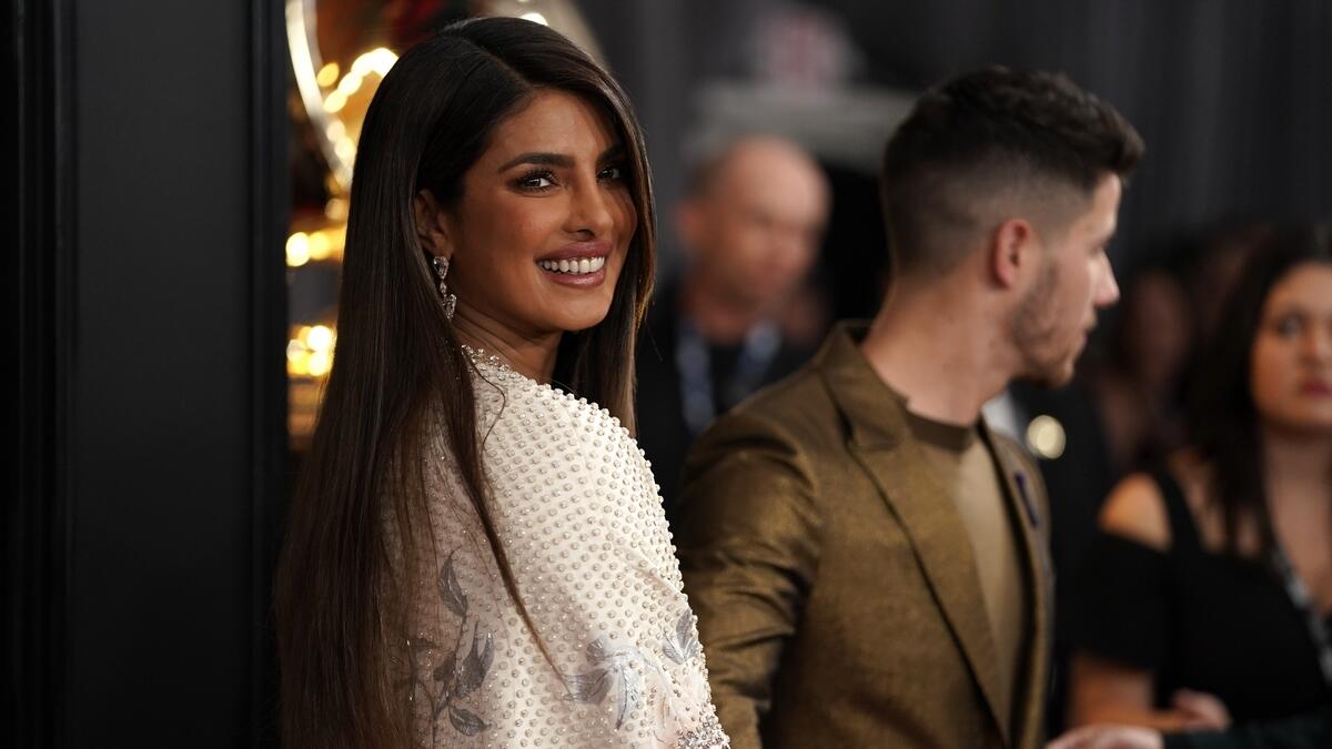Both Priyanka and Nick wore their tributes to basketball star Kobe Bryant through their outfits. While the former flaunted ‘24’, Bryant’s jersey number on one of her fingernails, Jonas wore a purple ribbon on the lapel of his suit.