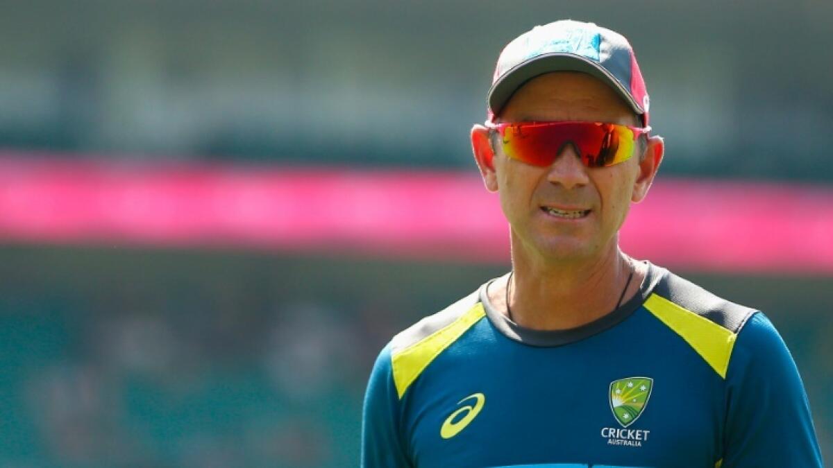 Australia coach Justin Langer. - AFP