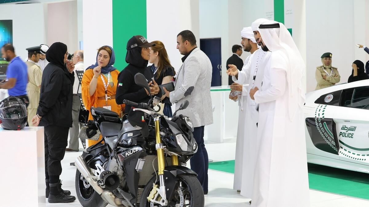 Dubai Police unveil portable control room, smart bike