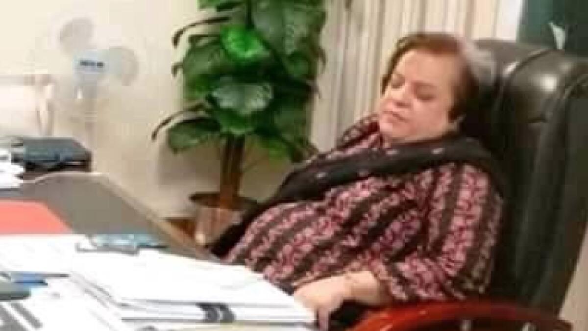 Pakistan minister trolled after picture of her resting goes viral