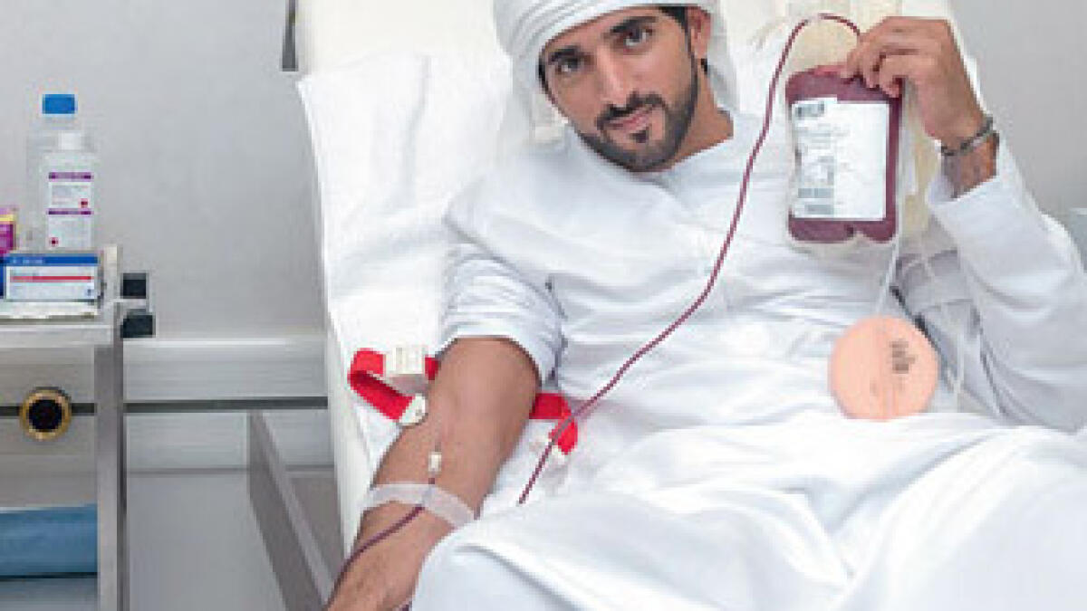 Every blood donation can potentially save up to three lives