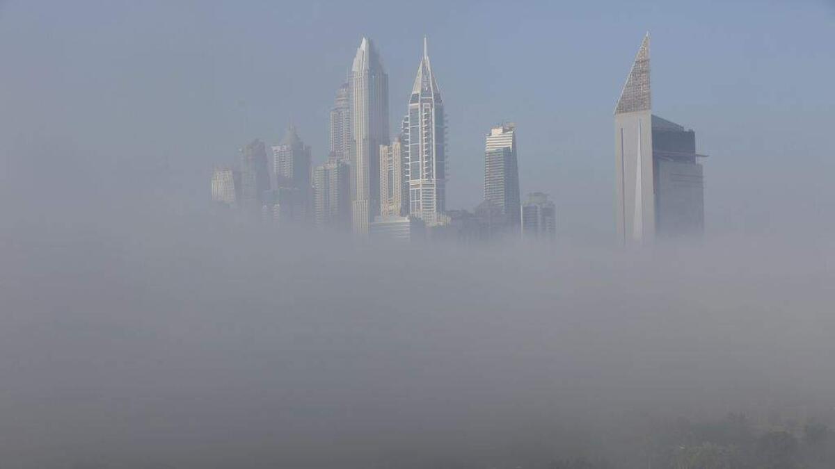 Cool foggy forecast for UAE, temperature dips to 13°C