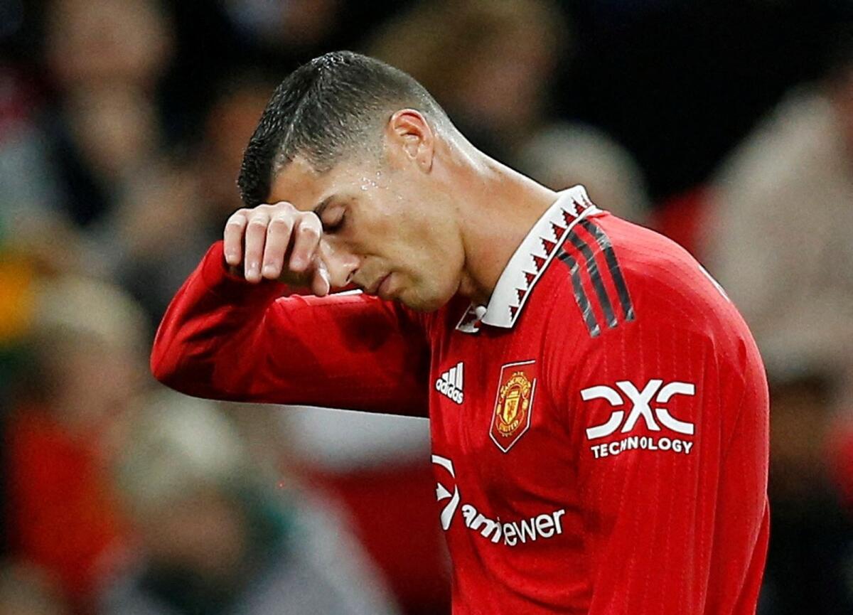 FILE. Manchester United's Cristiano Ronaldo. Photo: Reuters
