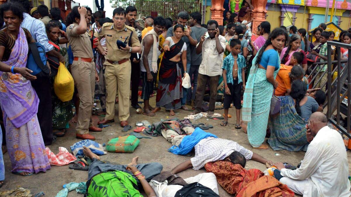 27 pilgrims killed in Andhra stampede