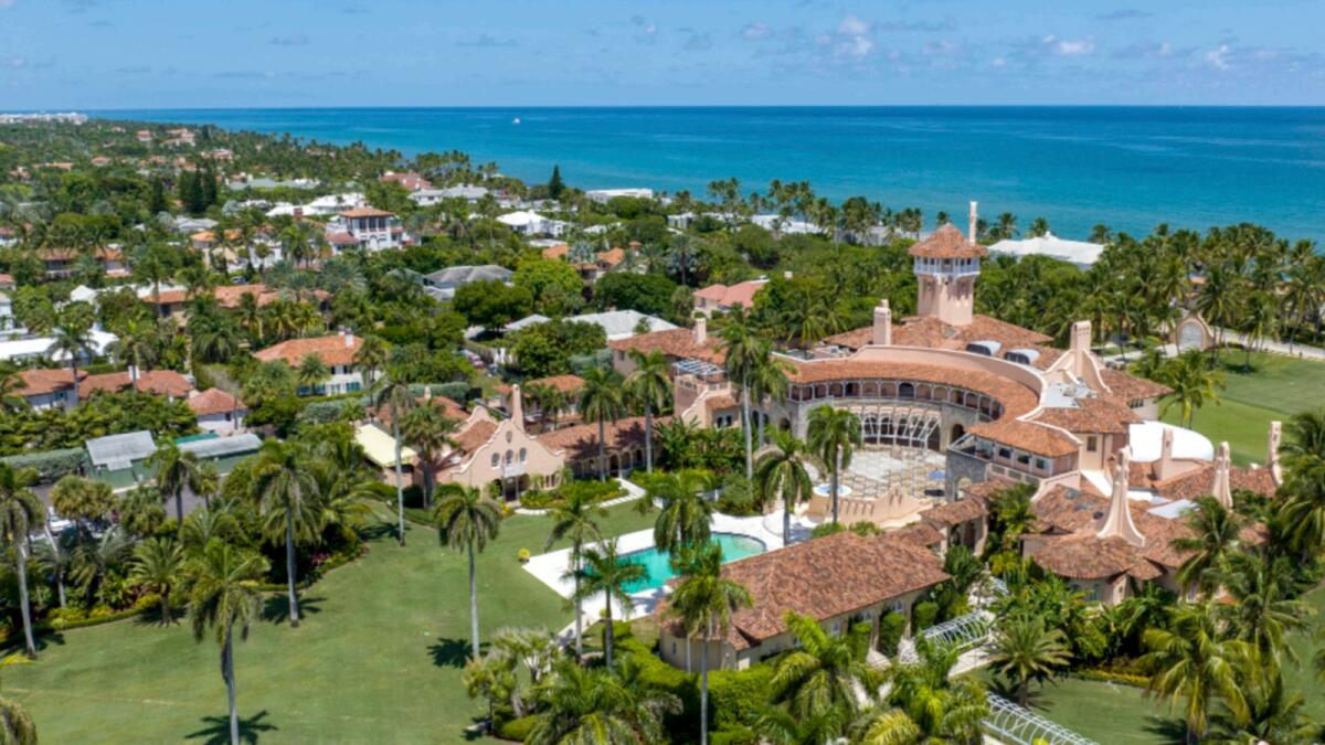 Donald Trump's Mar-a-Lago house in Florida. — AP file