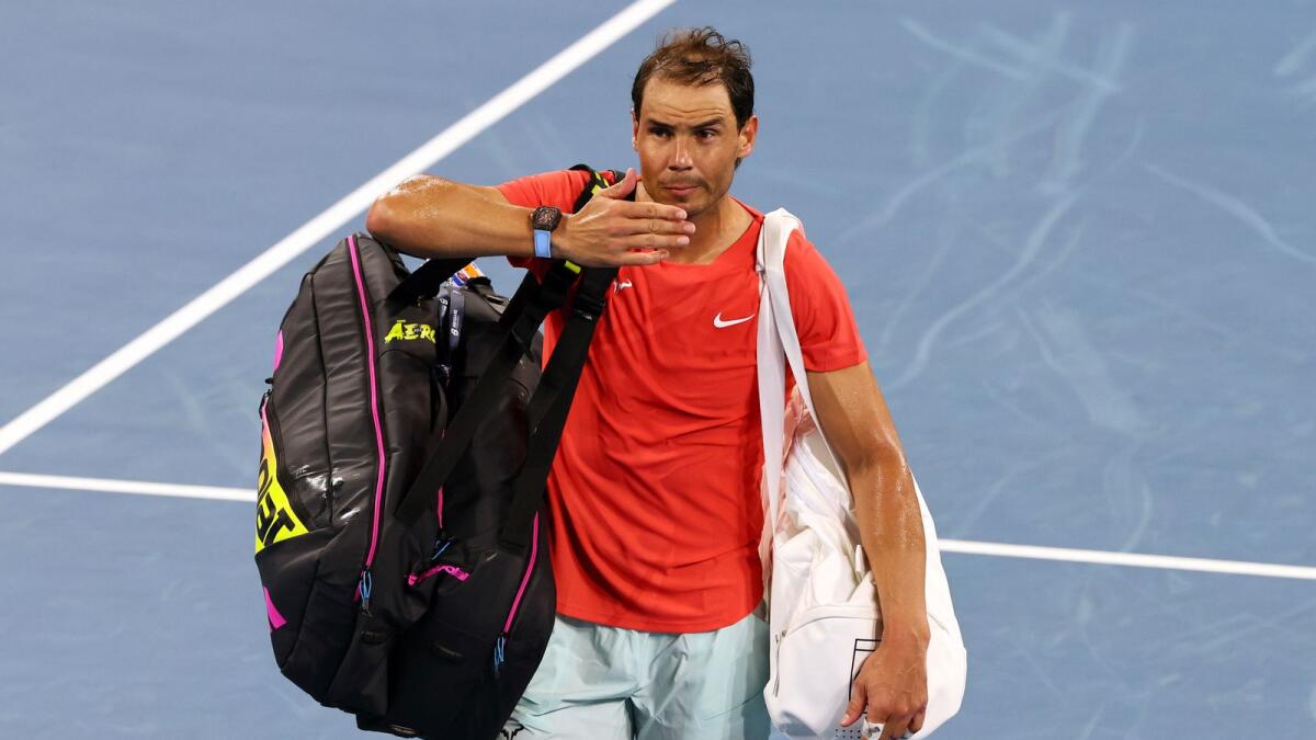 Rafael Nadal. Photo: AP file