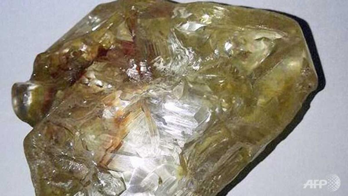 Could this be the 10th largest diamond ever found?