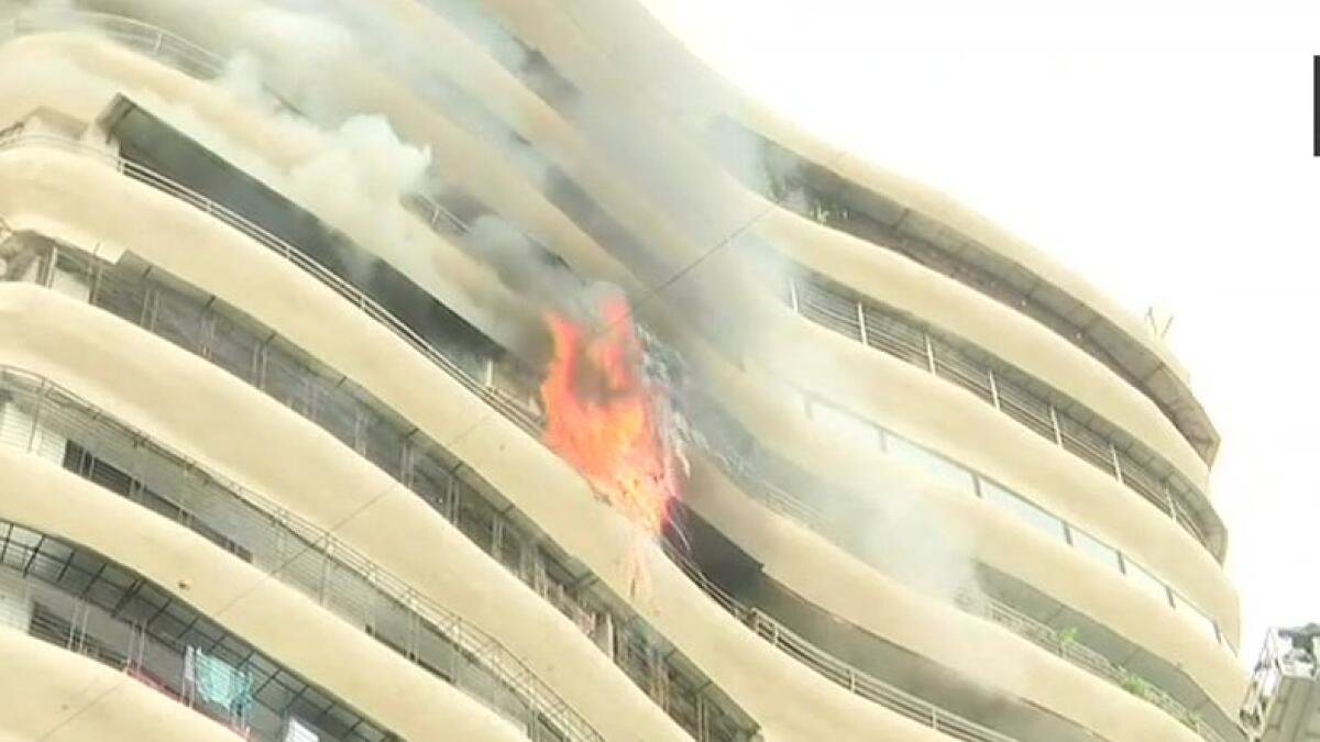 Video: Four dead, 14 injured as fire breaks out at tower in Mumbai