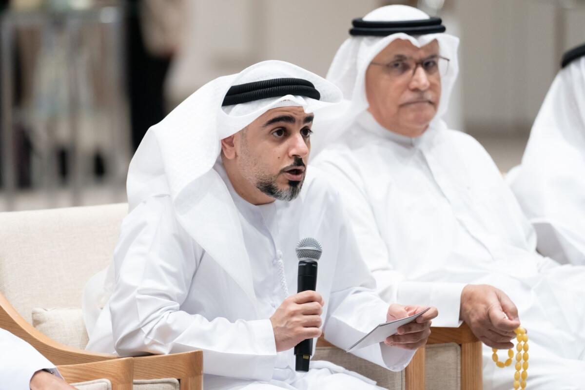 Ahmed Jasim Al Zaabi, Chairman of ADDED at the second edition of Al Multaqa. — Supplied photo