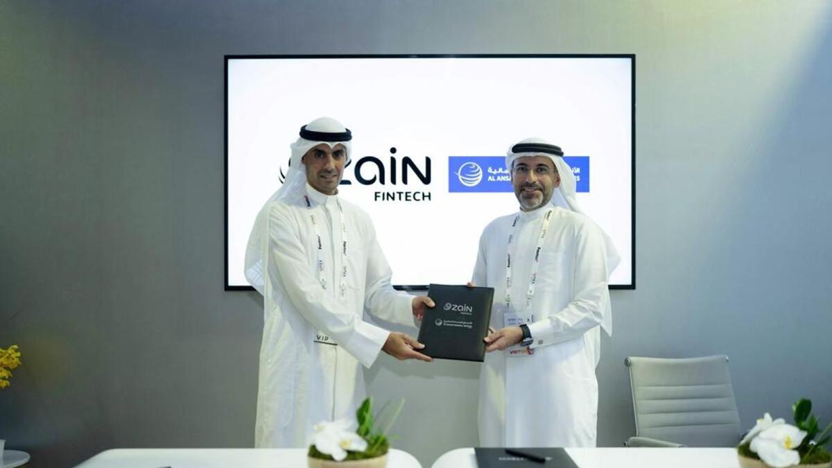 The MoU was signed by Bader Al Kharafi, Zain Vice-Chairman and Group CEO and Rashed A. Al Ansari, Board Member and Group CEO of Al Ansari Financial Services.