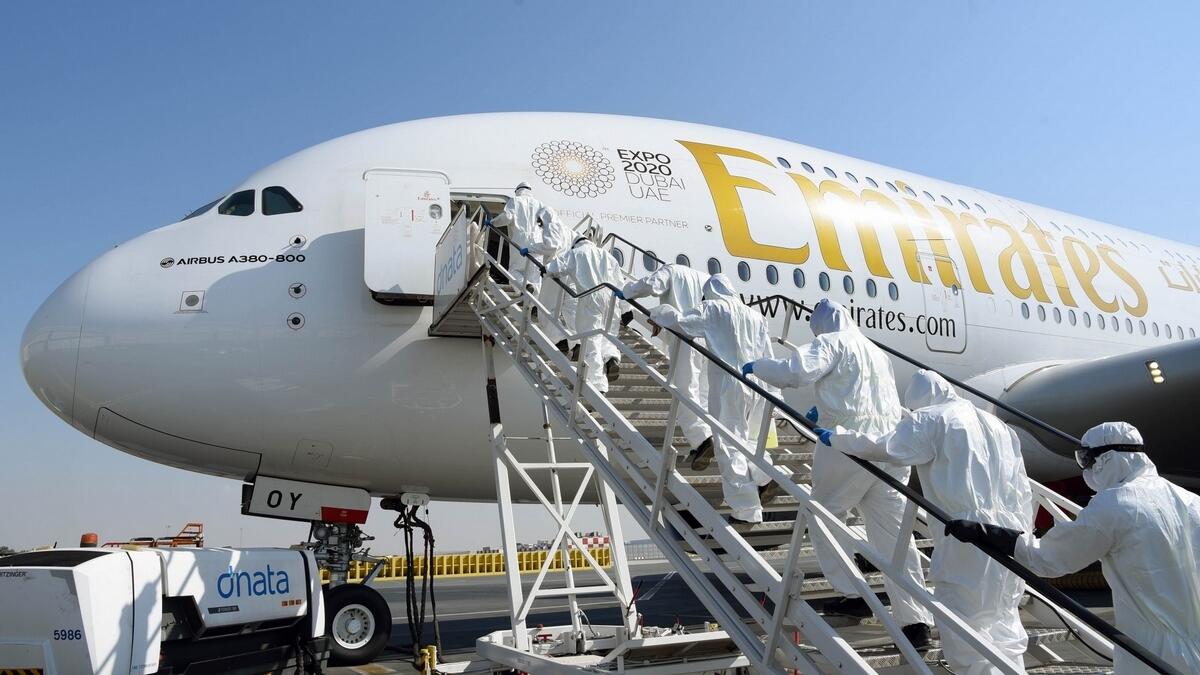 In line with the latest expert medical finding that the COVID-19 virus is primarily transmitted by touch, Emirates has placed its greatest focus on surface cleaning.-Supplied photo
