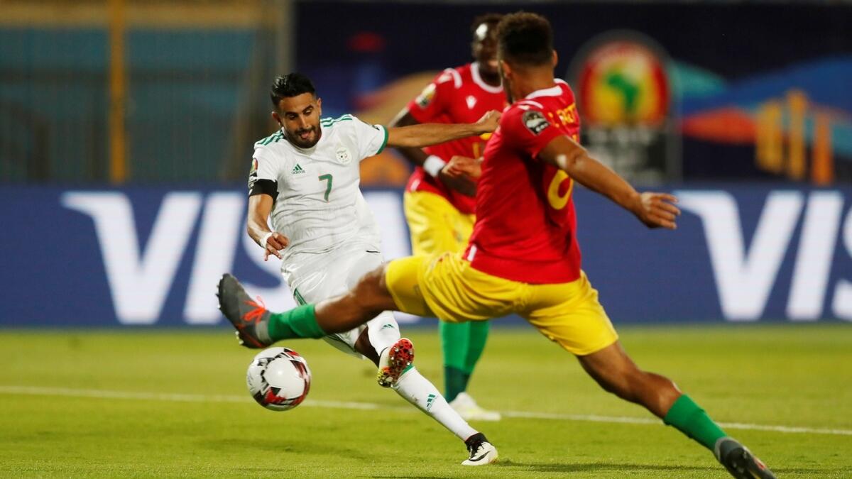 Mahrez shines as other stars fade at Africa Cup of Nations