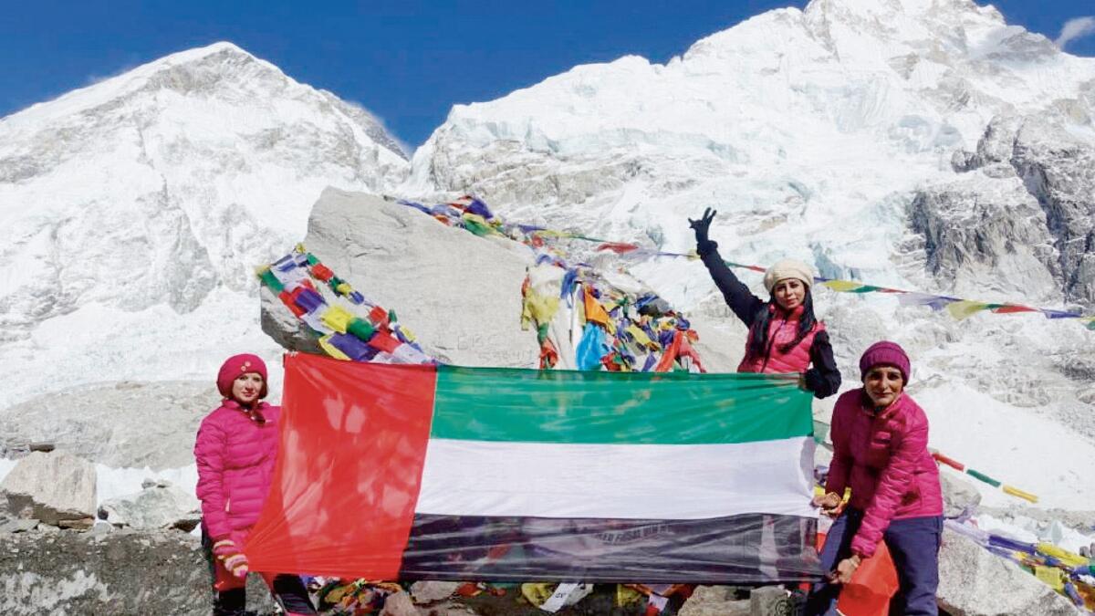 Trios love for UAE reaches Everest