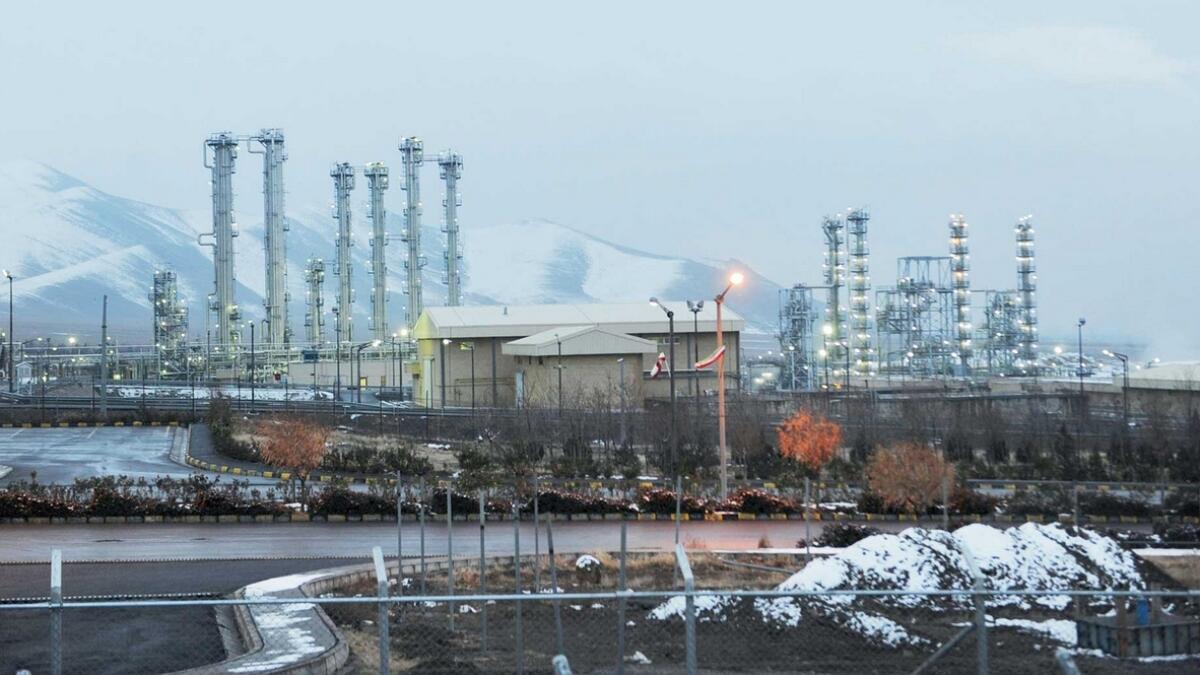 Iran’s nuclear facilities near the central city of Arak 250 km southwest of Tehran. US President Donald Trump plans to discuss Iranian compliance at the UN General Assembly this week. —AFP file