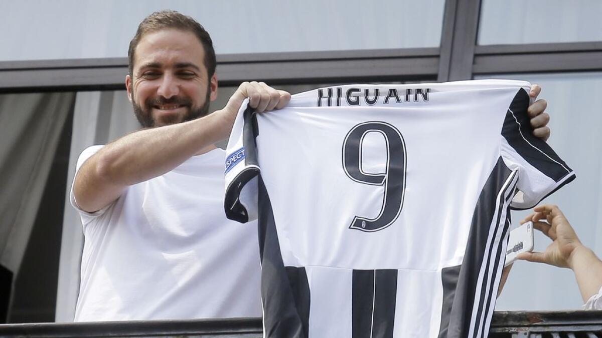Football: Higuain goes from hero to zero in record Juve deal 