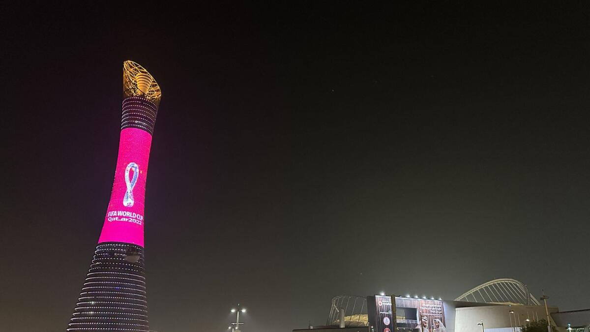 Soccer Football - FIFA World Cup Qatar 2022 Preview - Khalifa sports City, Doha, Qatar - October 5, 2022 General view of the Torch Hotel at Khalifa sports City ahead of the World Cup REUTERS/Hamad I Mohammed