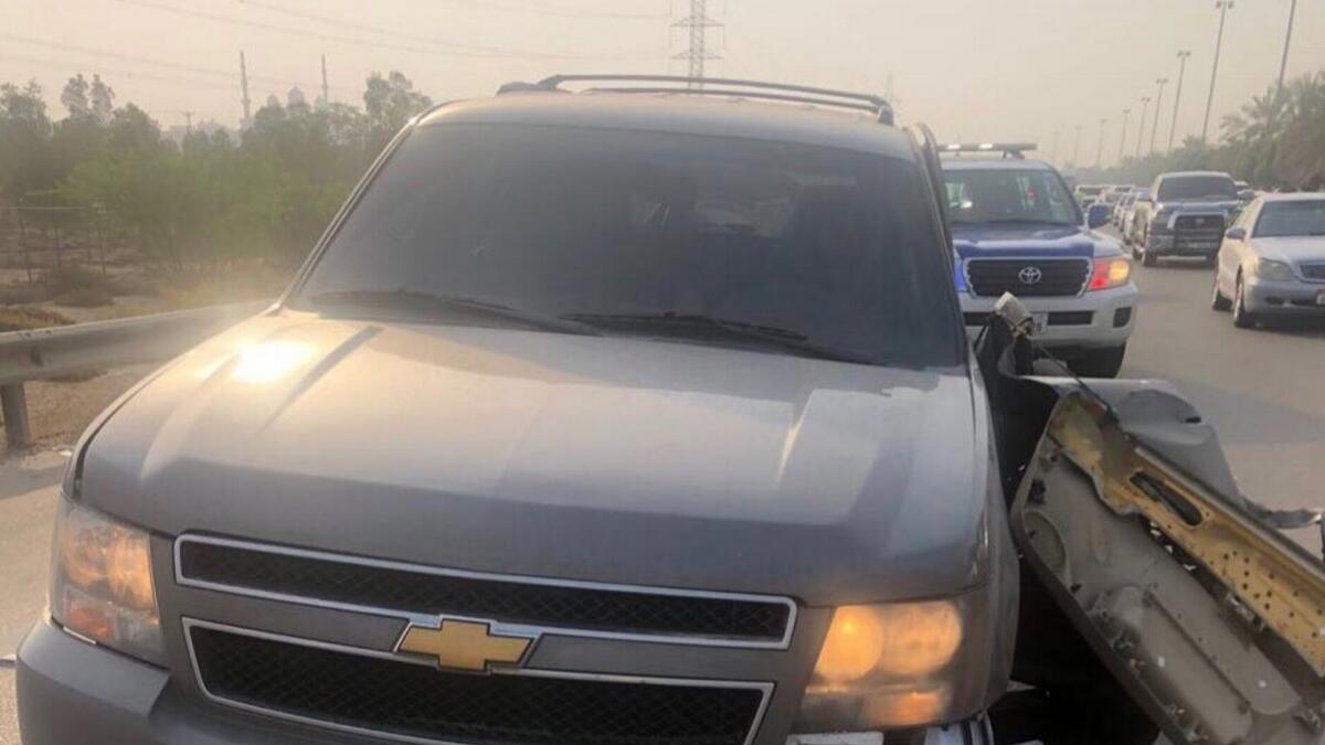 7-member family injured in traffic accident in UAE