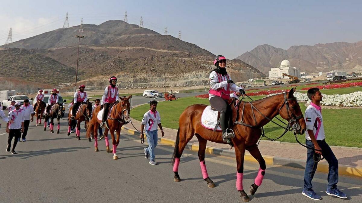 UAEs Pink Caravan Ride nears halfway point in target