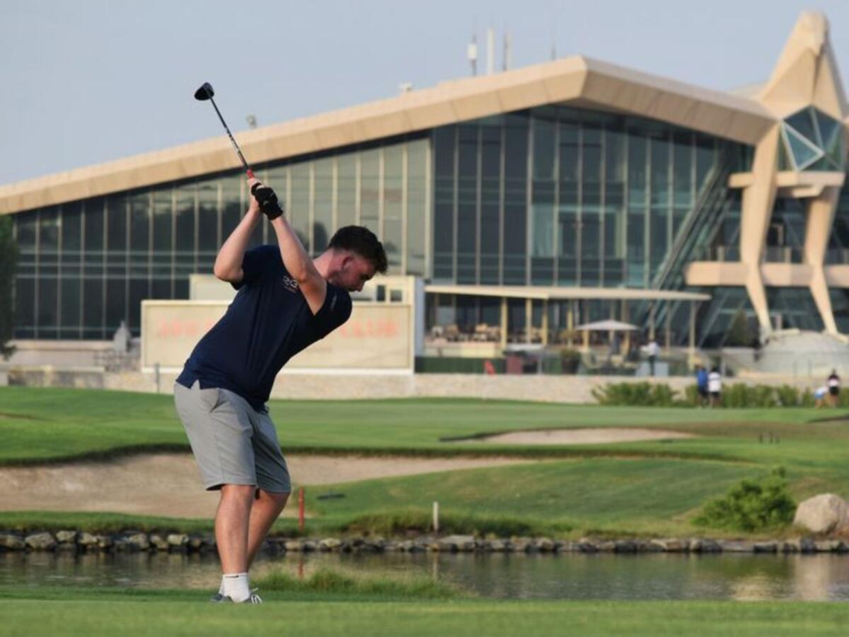 Oscar Craig, winner of the September WAGR FirstPoint USA tournament at Abu Dhabi Golf Club..  Supplied photo