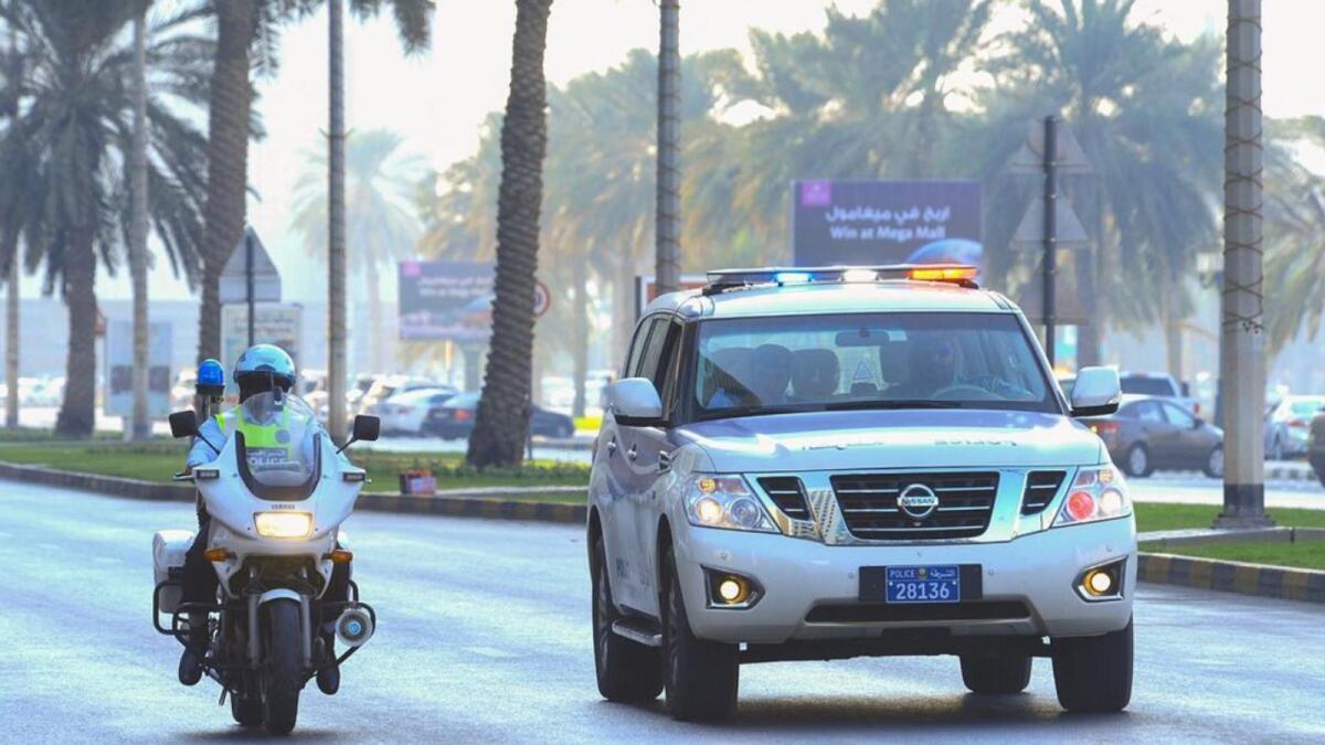 Picture retrieved from shjpolice/Instagram