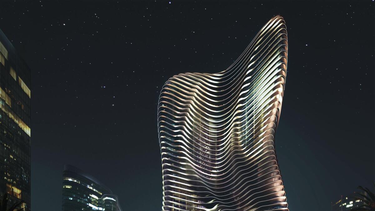 The Bugatti Residences launched by Bin Ghatti Properties. — KT file