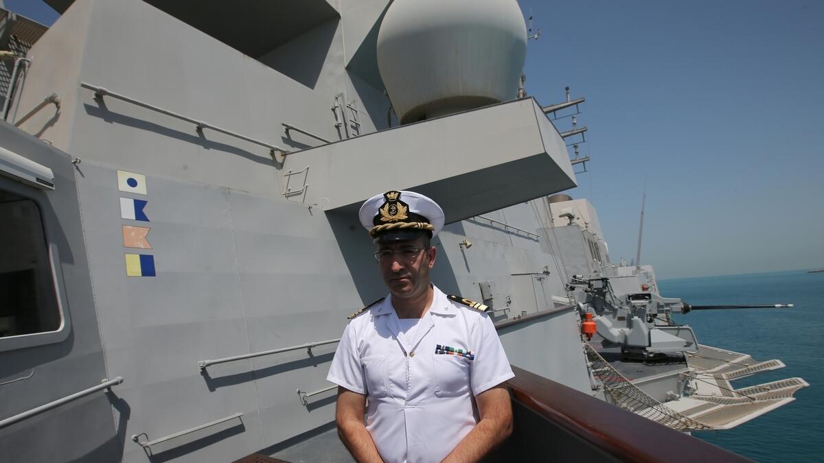 Italian vessel docks ties of friendship with the UAE