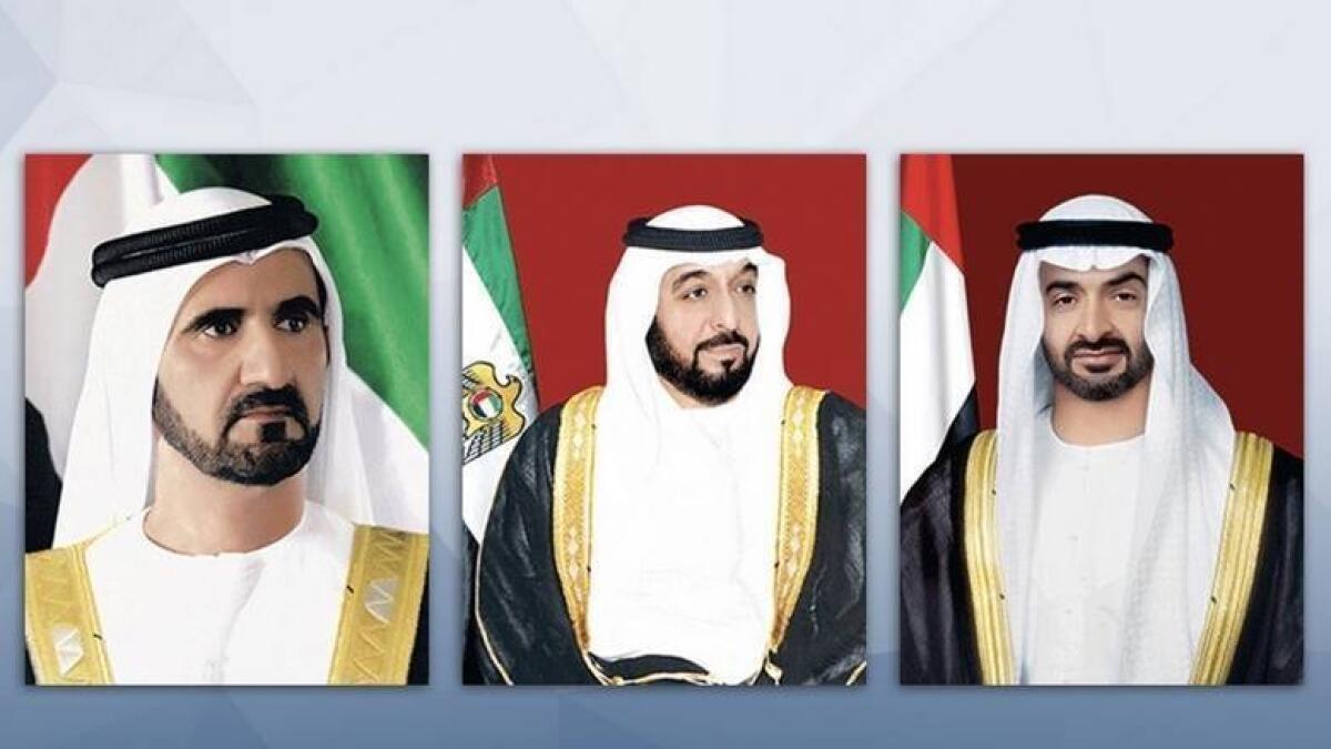 UAE leaders, Sheikh Khalifa, Sheikh Mohammed, Sheikh Mohamed, cable, congratulate, King Mohammed VI Morocco, successful, surgery