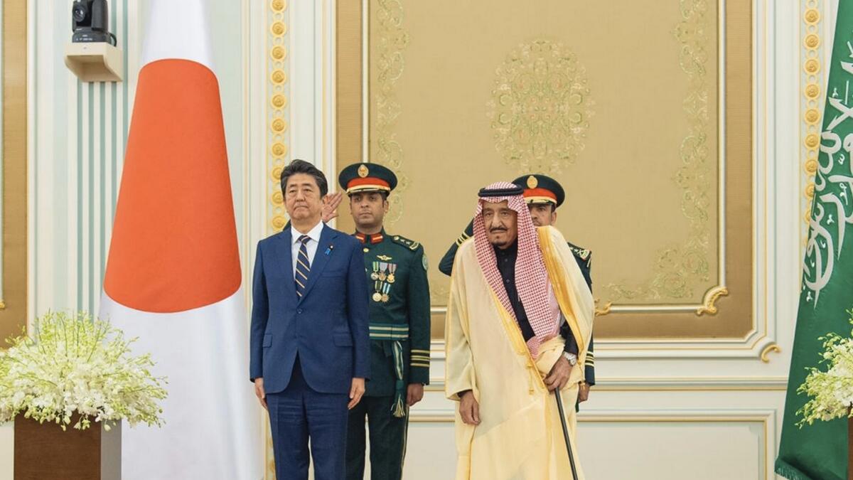 Both officials 'also reviewed aspects of cooperation in accordance with the Saudi-Japanese Vision 2030', it added.
