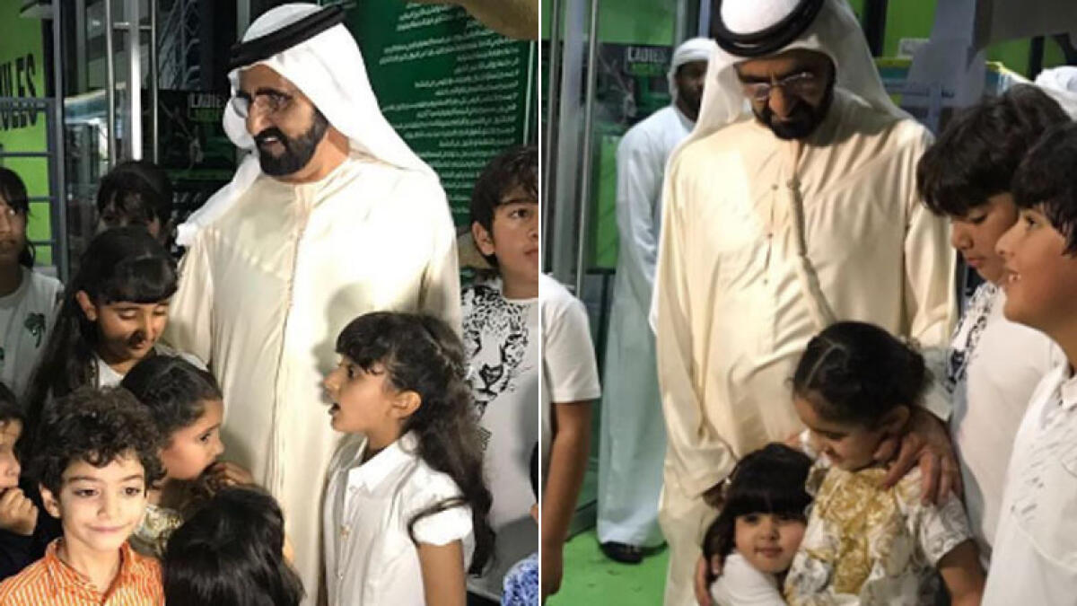 Photos: Shaikh Mohammeds Dubai day out with his grandkids