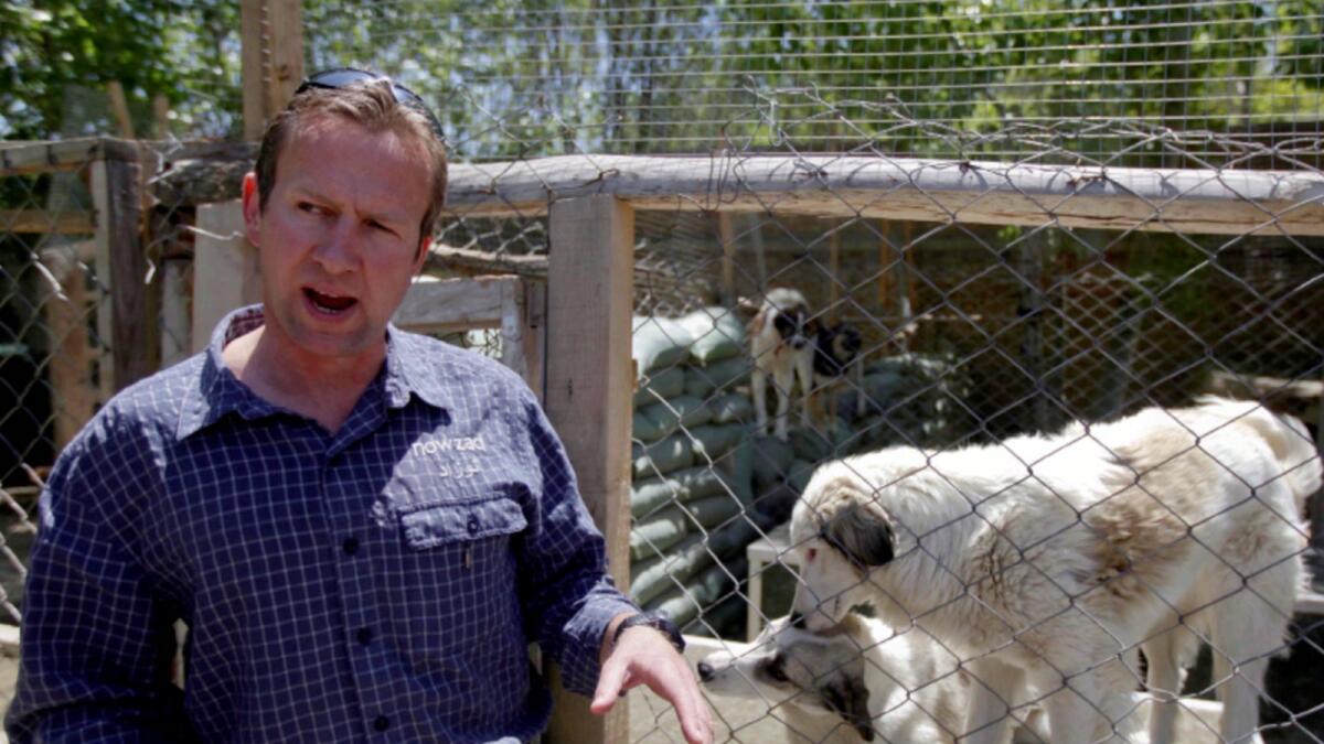 Pen Farthing, founder of British charity Nowzad, in Kabul. — Reuters file