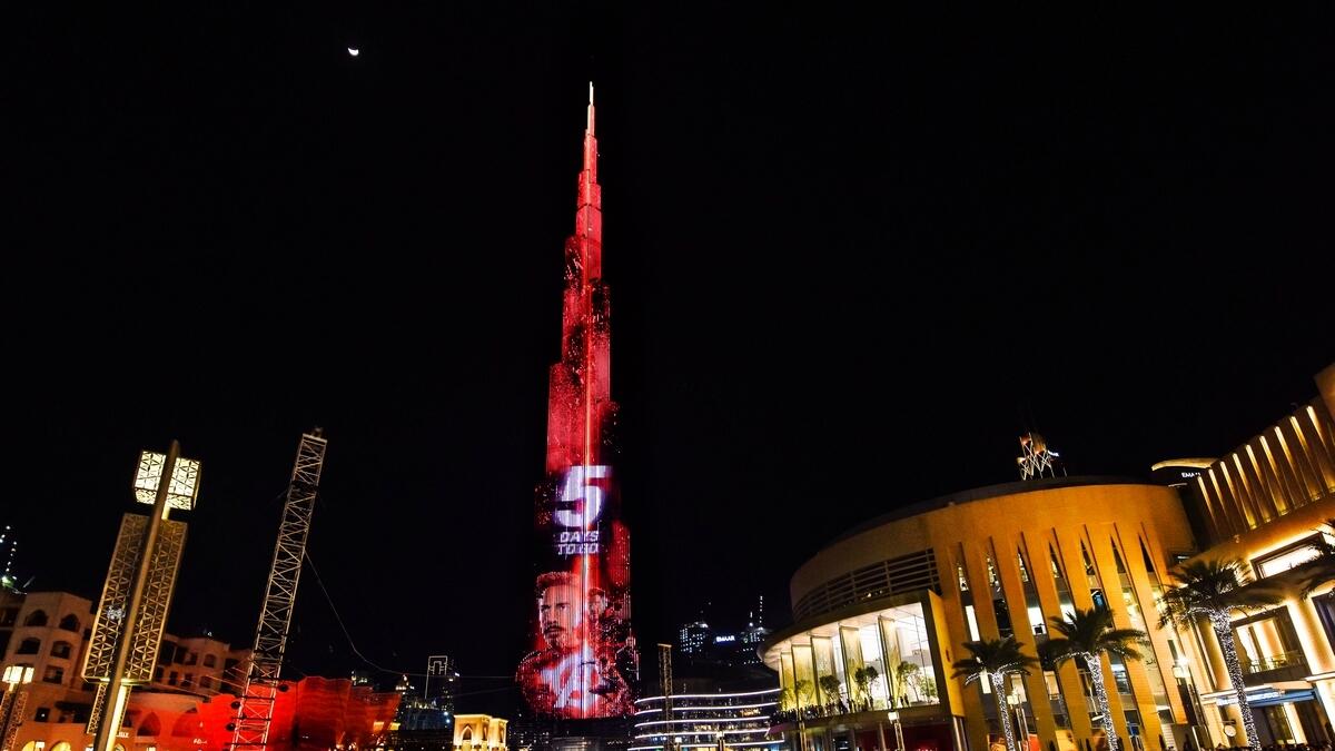 Dubais Burj Khalifa starts countdown for Avengers: Infinity War release
