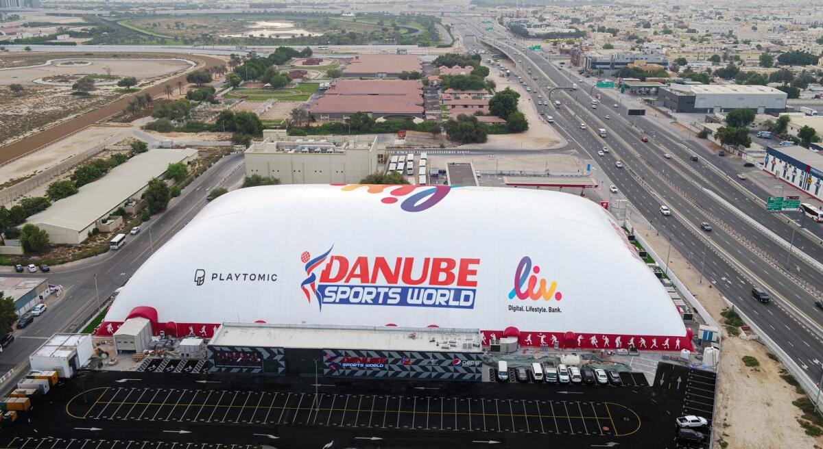 Danube Sports World – the largest indoor sports facility in the Middle East. — Supplied photo