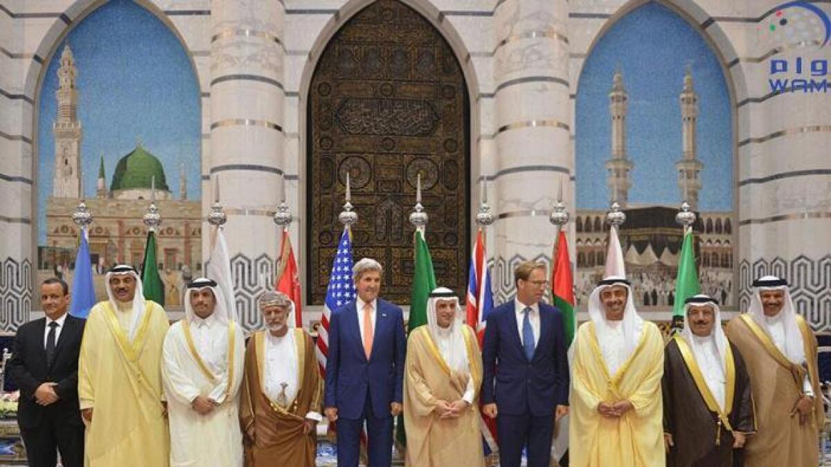 UAE, GCC FMs and Kerry discuss Yemen in Saudi meet