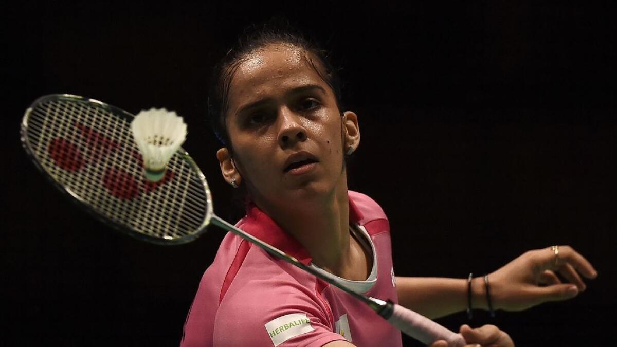Saina Nehwal gave India a flying start by winning the opening singles match.