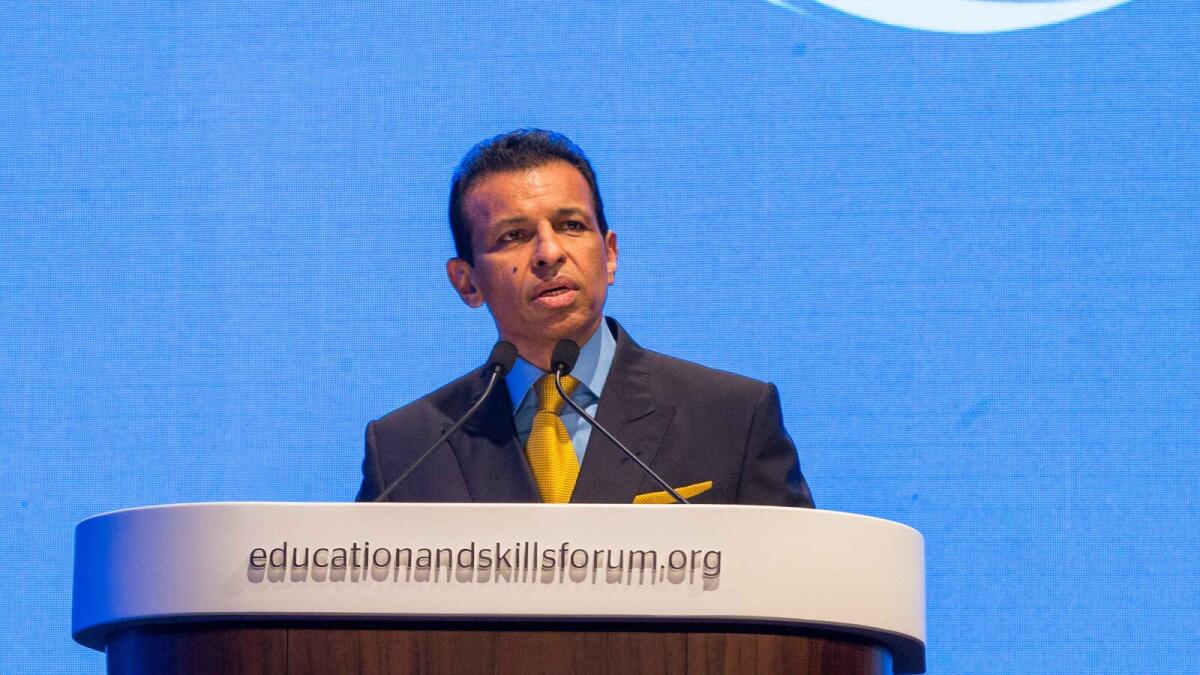 Sunny Varkey, Founder GEMS Education, United Arab Emirates at the Global Education and Skills Forum at The Atlantis, The Palm, Dubai on Saturday, 12 March 2016.