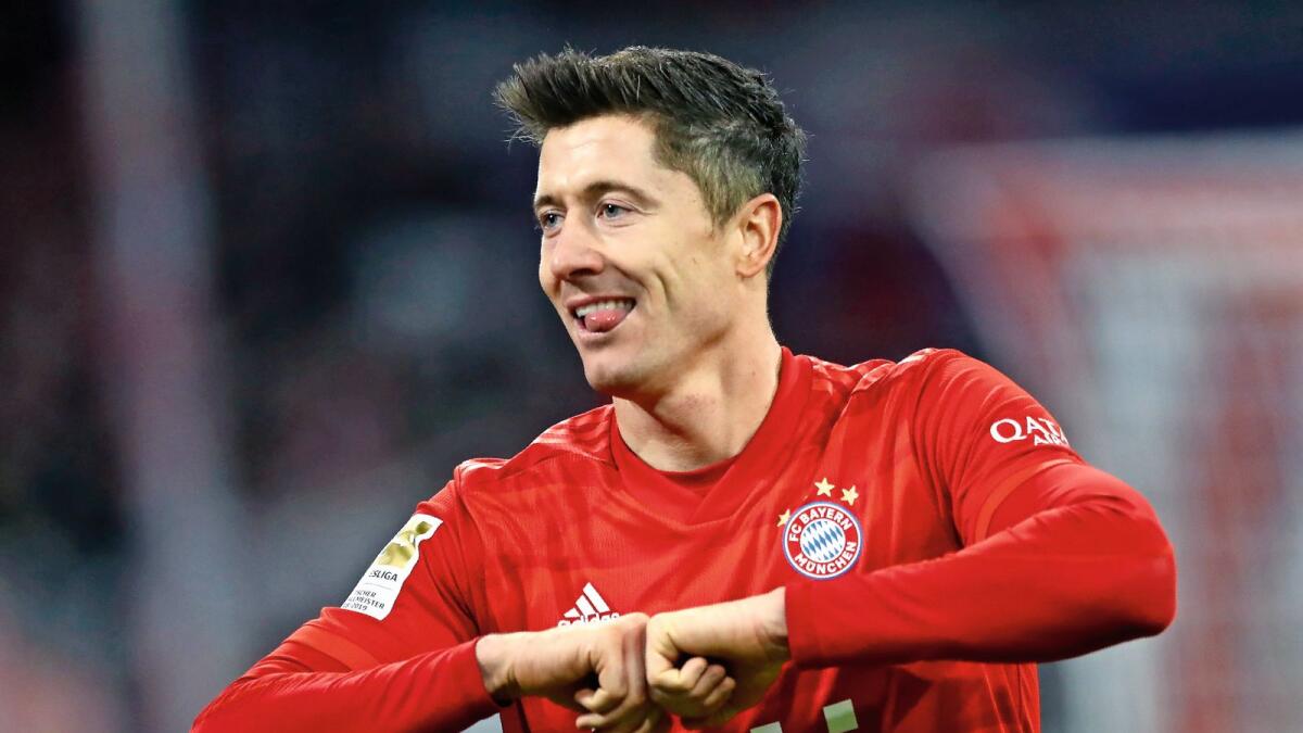 Bayern's Robert Lewandowski plundered 55 goals in 47 matches, with 10 assists, across competitions in the 2019-2020 season and followed it up with 48 goals from 40 games, with nine assists in the 2020-21 season.